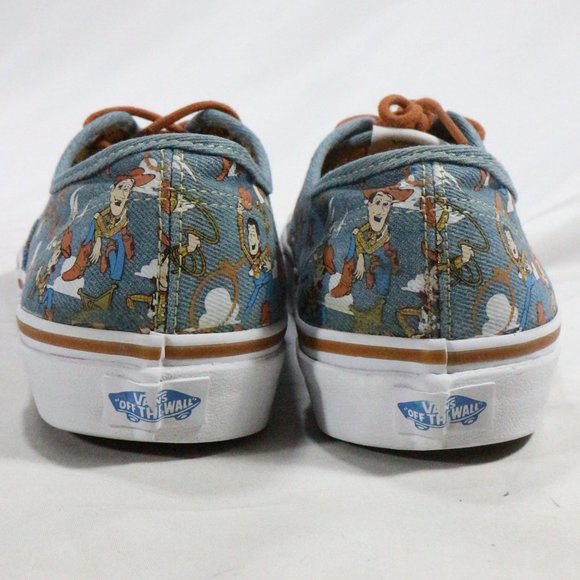 VANS Authentic Toy Story Woody True White Sneakers Sz 10.5 US Men - Picture 7 of 13